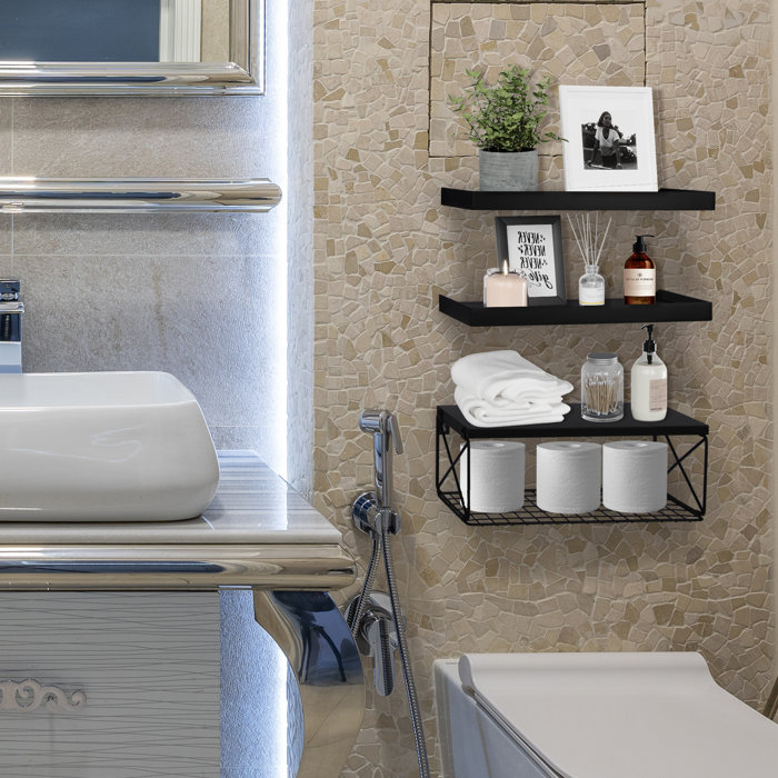 Williston Wall Bathroom Shelves Wayfair
